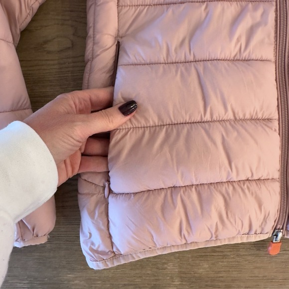 Save The Duck Women's Puffer Jacket-Plumtech Down Alternative-Blush Pink-Size 2 - Picture 4 of 16